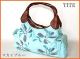 【新入荷】【訳あり】TITE/フラワーアップリケショルダーバッグ(2色有)