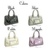 【新入荷】【DELLA CLASSE】カッチリ系エナメル手提げバッグ(4色有)