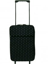 【新入荷】折り畳み収納可能ドット柄キャリーバッグ(2色有)