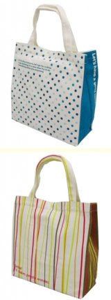 【新入荷】涼しげな水玉模様のトート＆カラフルなストライプトート