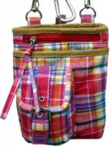 【新入荷】コットンチェックシザーバッグ（３カラー）