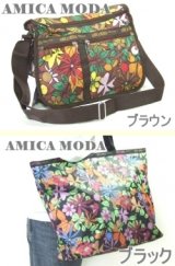 【新入荷】AMICA MODA拡幅機能付き花柄ショルダー＆ＢＩＧトートバッグ