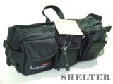 【新入荷】SHELTER/３連ポケット　ワイルドウエストバッグ