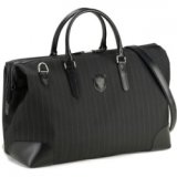 【新入荷】ストライプシリーズ口枠式２ＷＡＹボストンバッグ（２色有）