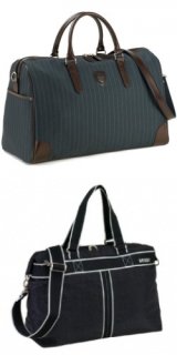 【新入荷】ストライプシリーズ　マチ割筒型２ＷＡＹボストンバッグ＆しわ ナイロン トラベルボストンバッグ