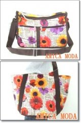 【新入荷】【拡幅機能】英字＆フラワープリントショルダーバッグ＆トート