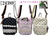 【新入荷】【５％ｏｆｆ】【メール便ok】ドット柄3wayポシェット（３色有）