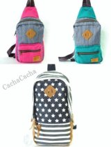 【新入荷】CachaCachaキュートなボディバッグ＆星ボーダー柄ボディバッグ