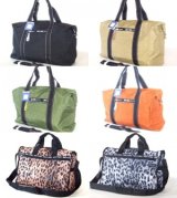 【新入荷】AMICAMODA軽量2WAYボストンバッグ＆レオパード柄軽量2WAYボストンバッグ