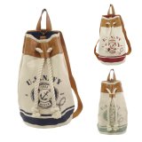 【新入荷】太いロープが特徴的マリンテイスト帆布ボンサック