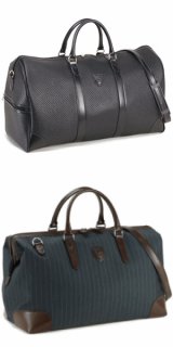 【新入荷】パンチング合皮 ボストンバッグ＆ストライプボストンバッグ