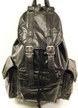 【新入荷】ソフト合皮ツーストラップリュックサック