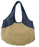 【新入荷】麻合皮バルーントートバッグ