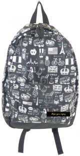 【新入荷】落書き柄合皮ディパック＆トート