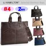 【新入荷】HAMILTONハミルトン薄マチ2wayカラービジネスバッグ