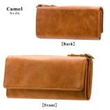 メンズでもレディースでも使える大容量で機能的なヴィンテージ加工レザーウォレットが入荷しました！