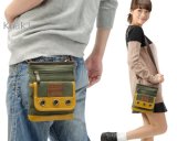 細部にシボ感のあるヴィンテージ合皮！ツイルコットン2WAYシザーバッグが入荷しました！