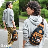 アウトドアな雰囲気とタウンユースでも使いやすいデザインが魅力的なボディバッグが入荷しました！