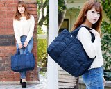 ふんわりキルティング仕上げ！大容量超軽量ナイロントートバッグが入荷しました！