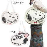 かわいいスヌーピーのフェイス型キャンバストートバッグが入荷しました！