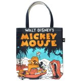 ミッキーマウスがプリントされたコミカルデザインのトートバッグが入荷しました！