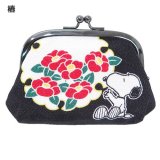 スヌーピーのカラフル和テイストのがま口ポーチが入荷しました！