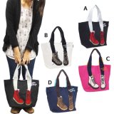 レースアップブーツのアップリケがインパクト大！キュートなトートバッグが入荷しました！