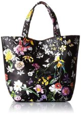 絵画風の小花柄が全面にプリントされた、エレガントなトートバッグが入荷しました！