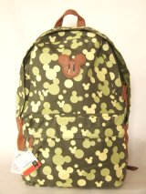 ディズニーの人気キャラクター『ミッキーマウス』のシルエット総柄プリントのキュートなリュックサックが入荷しました！