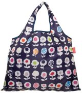 カラフルなフラワーデザインのコンパクトに折り畳み収納可能なショッピングバッグが入荷しました！