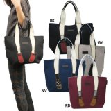 持ち手と一体となった脚のデザインが特徴的なmis zapatos（ミス サパト）のおしゃれな帆布トートバッグが入荷しました！