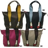 持ち手と一体となった脚のデザインが特徴的なmis zapatos（ミス サパト）のおしゃれな２ＷＡＹトートバッグが入荷しました！