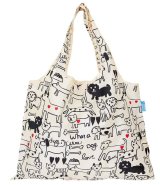 【再入荷】おしゃれでかわいい2way折りたたみショッピングエコバッグ／ゆるかわドッグが再入荷しました！