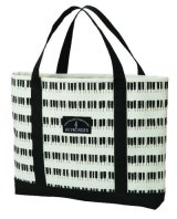 【再入荷】ピアノ鍵盤ボーダー柄おしゃれなレッスントートバッグが再入荷しました！