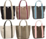帆布工房LINEトートバッグＳ(カーキ) が再入荷しました