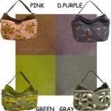 【新入荷】フラワーアップリケ２ＷＡＹショルダーバッグ（４カラー）