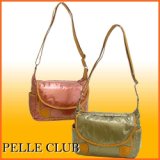 【新入荷】軽量ポンティング加工ショルダーバッグ(4色有)