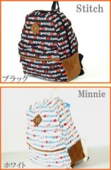 【新入荷】スティッチ＆ミニーマウスプリントコットンディパック