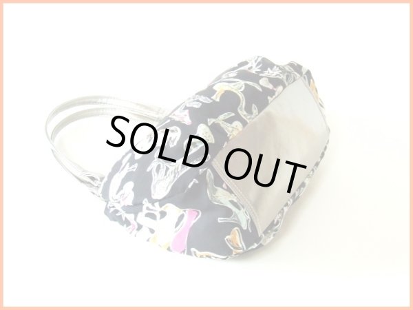 画像2: カラフルなハイヒール柄手提げ (2)