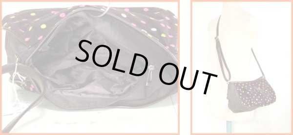 画像3: 【メール便ok】コーデュロイドットショルダーバッグ(４色有) (3)