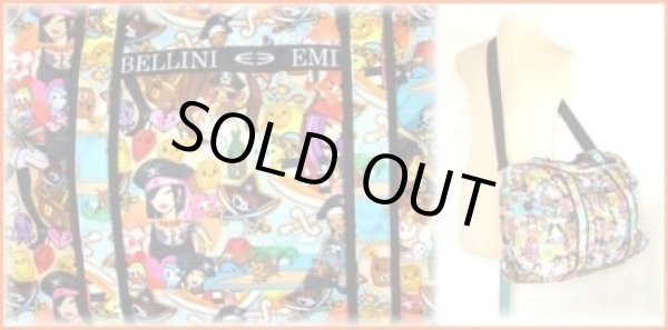 画像3: コミカルなイラストプリント2wayボストン(2色有) (3)