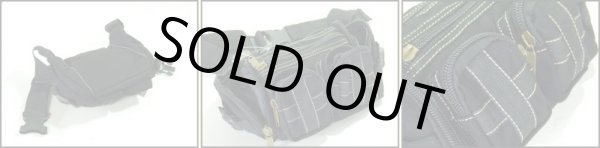 画像2: 【メール便ok】JUICY HEART/ポケット豊富なウエストバッグ (2)