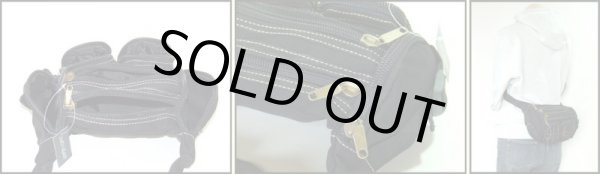 画像3: 【メール便ok】JUICY HEART/ポケット豊富なウエストバッグ (3)