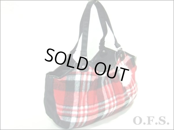 画像4: 【メール便ok】ポンポン付きファー手提げバッグ(３色有) (4)