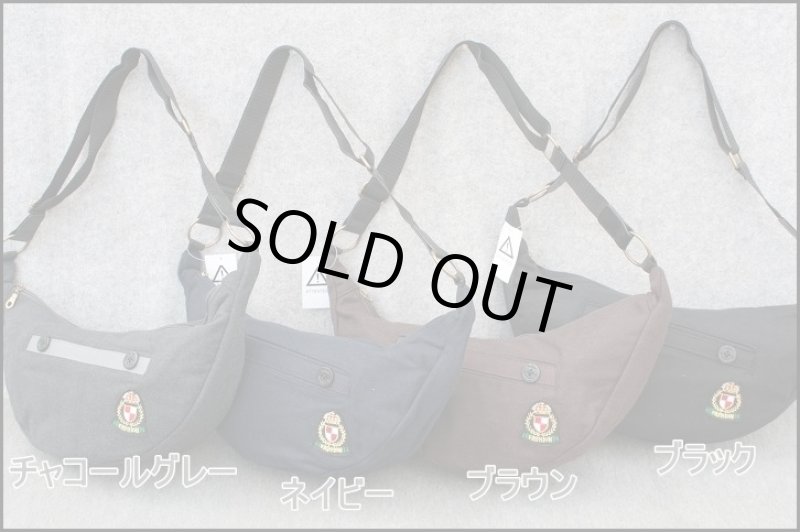画像1: 【特売セール品】高品質メルトン素材ショルダーバッグ(４色有) (1)