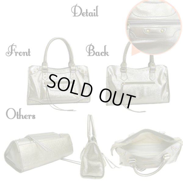 画像2: 【値下げセール品】【５４％ｏｆｆ】【DELLA CLASSE】カッチリ系エナメル手提げバッグ(４色有) (2)