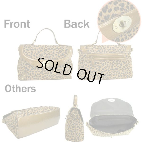 画像3: 【sale】TITEレオパード2WAY手提げバッグ (3)