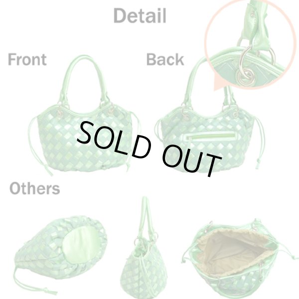 画像2: 【sale】【FISCH】春夏コンビメッシュ手提げバッグ（５色有） (2)