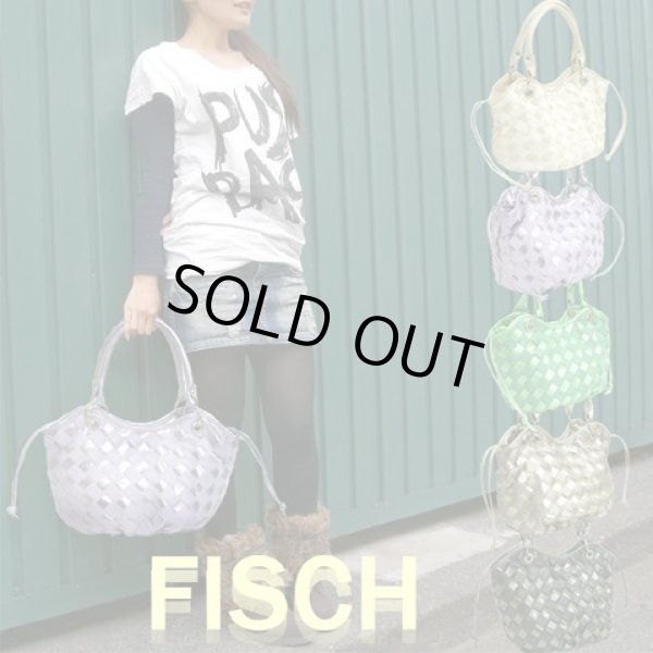 画像4: 【sale】【FISCH】春夏コンビメッシュ手提げバッグ（５色有） (4)