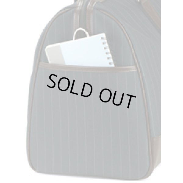 画像3: ストライプシリーズ　マチ割筒型２ＷＡＹボストンバッグ（２色有）【取寄商品】 (3)